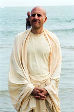 Radhanath Swami At Seabeach
